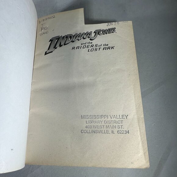 Indiana Jones & The Raiders Of The Lost Ark Book Ryder Windham Scholastic 2008 - Picture 4 of 6